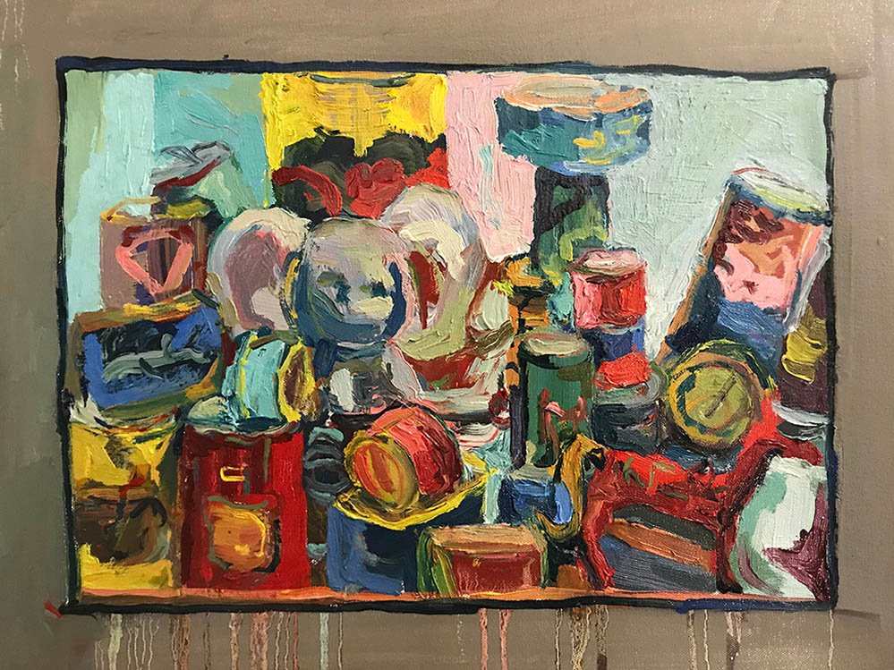 <b>Misery Loves Company (2020)</b><br />14x18"<br />Oil on canvas