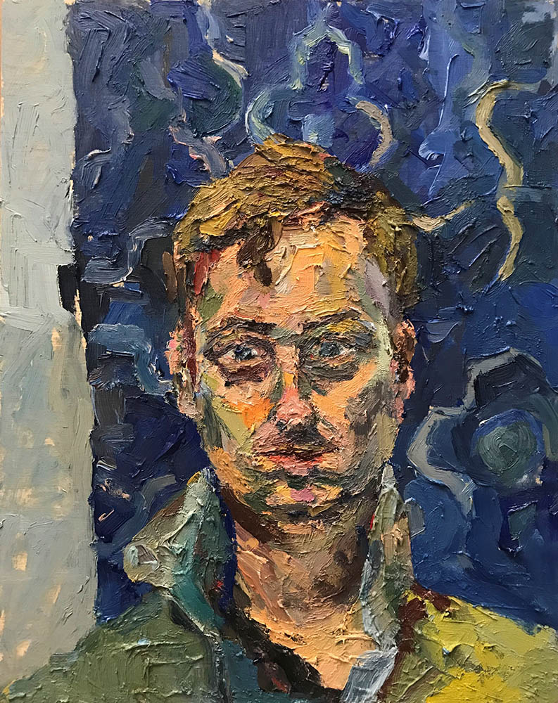 <b>P. (2019)</b><br />14x11"<br />Oil on wood panel