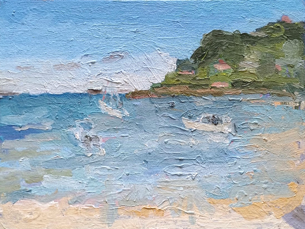 <b>Saint Jean (2024)</b><br />Oil on canvas